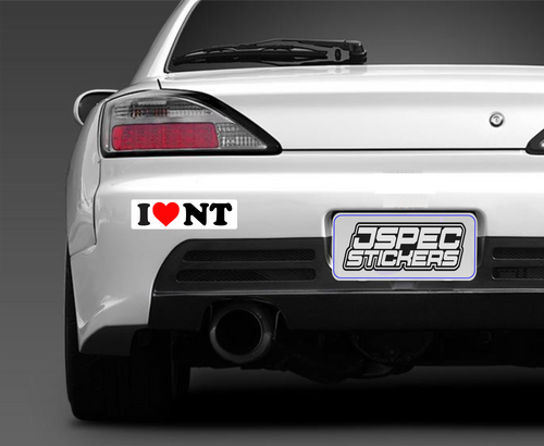 I LOVE NT BUMPER STICKER - Jspec Stickers
