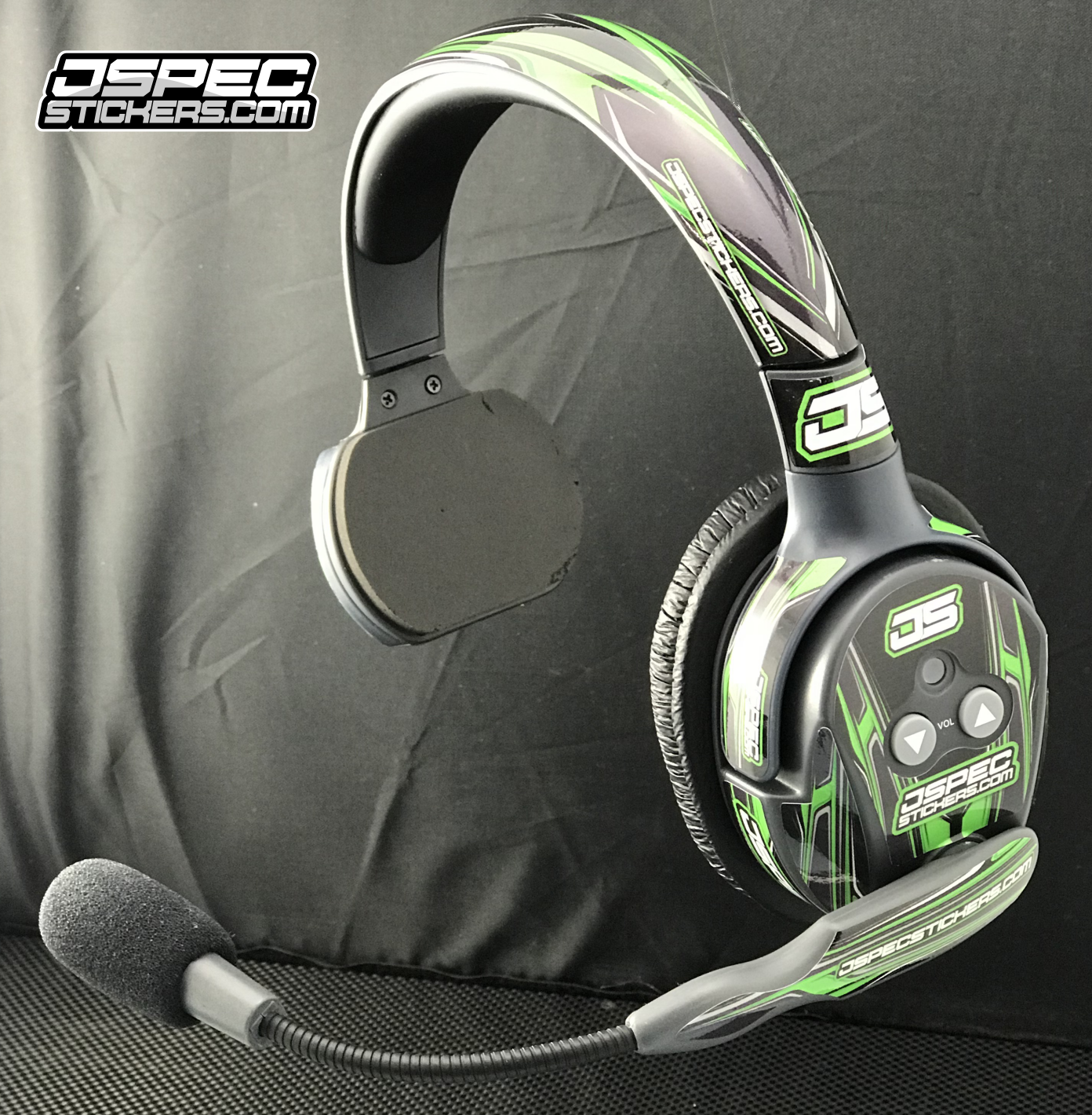 CUSTOM HEADSET WRAP Jspec Stickers