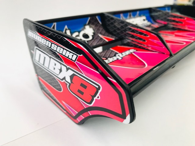 MUGEN MBX8 WING & RADIO BOX JWRAP - Jspec Stickers