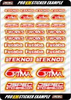 KM EDITION CUSTOM PRO STICKER SHEET - Jspec Stickers