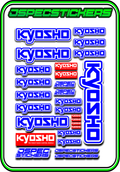 KYOSHO STICKER SHEET A5 - Jspec Stickers