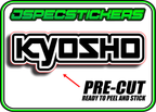 KYOSHO STICKER SHEET A5 - Jspec Stickers