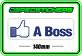 LIKE A BOSS BUMPER STICKER - Jspec Stickers