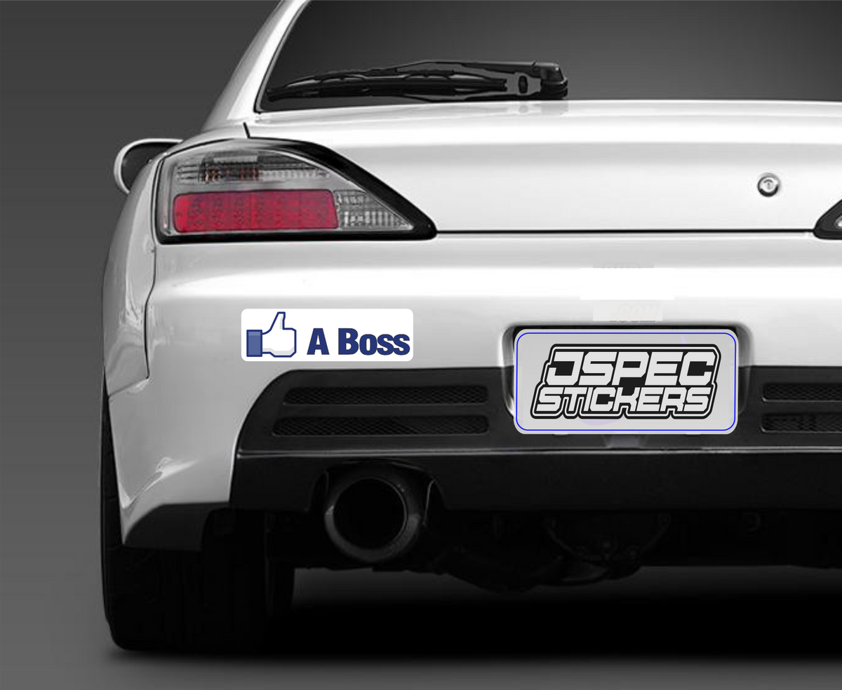 LIKE A BOSS BUMPER STICKER – Jspec Stickers