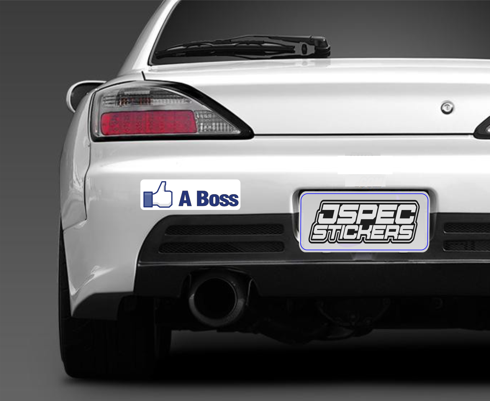LIKE A BOSS BUMPER STICKER - Jspec Stickers