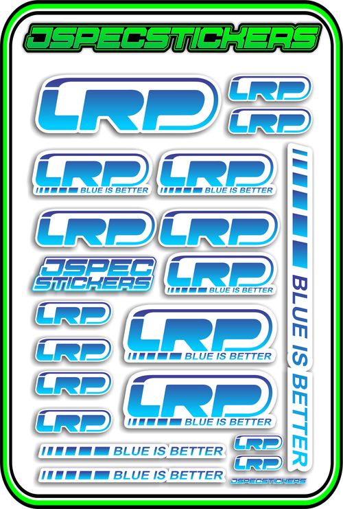 LRP STICKER SHEET A5 - Jspec Stickers