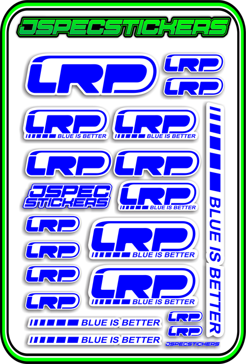 LRP STICKER SHEET A5 - Jspec Stickers