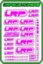 LRP STICKER SHEET A5 - Jspec Stickers