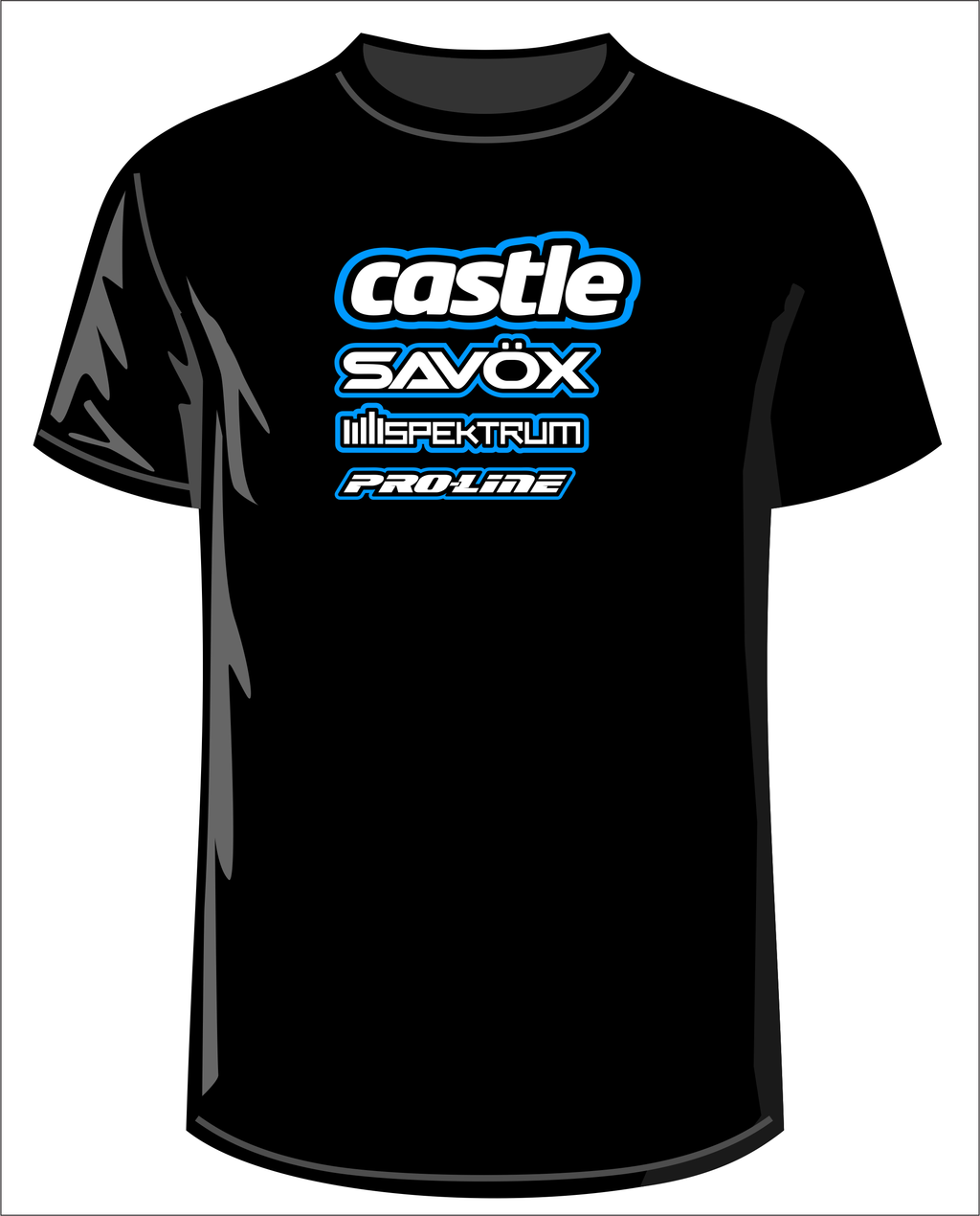 CUSTOM PRO RC RACE T SHIRT - Jspec Stickers