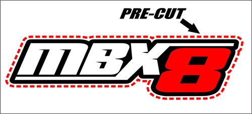 MUGEN SEIKI MBX8 STICKER SHEET A5 - Jspec Stickers