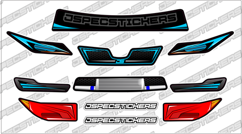 MECATECH RC LARGE SCALE DECAL SHEET