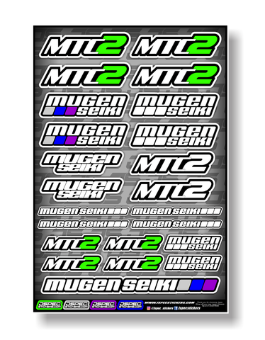 MECATECH RC LARGE SCALE DECAL SHEET