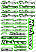 MUCHMORE RACING RC STICKER SHEET A5 'RK EDITION' - Jspec Stickers