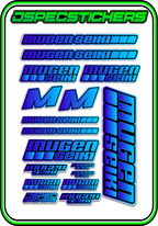 MUGEN SEIKI STICKER SHEET A5 - Jspec Stickers