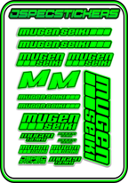 MUGEN SEIKI STICKER SHEET A5 - Jspec Stickers