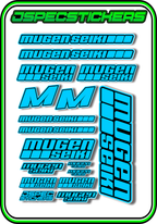 MUGEN SEIKI STICKER SHEET A5 - Jspec Stickers