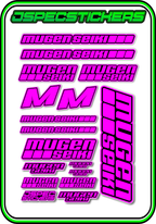 MUGEN SEIKI STICKER SHEET A5 - Jspec Stickers