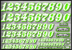 RC CAR NUMBER DECAL SHEET STYLE 1 - Jspec Stickers