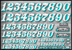 RC CAR NUMBER DECAL SHEET STYLE 1 - Jspec Stickers