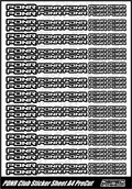 PDNR Club Logo Sticker Sheet - Jspec Stickers