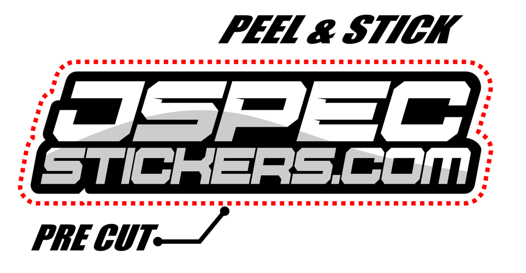 PDNR Club Logo Sticker Sheet - Jspec Stickers