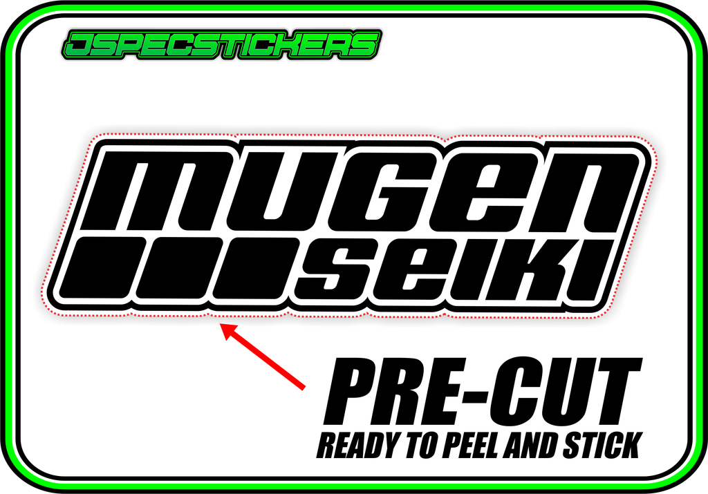 MUGEN SEIKI STICKER SHEET A5 - Jspec Stickers