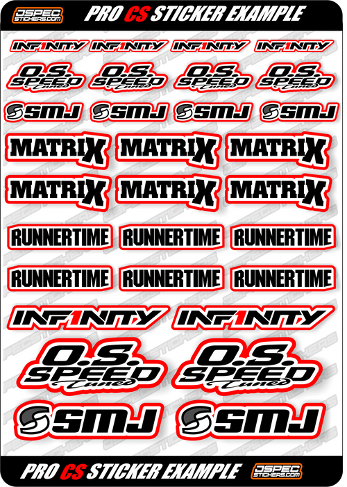 CS EDITION CUSTOM PRO STICKER SHEET