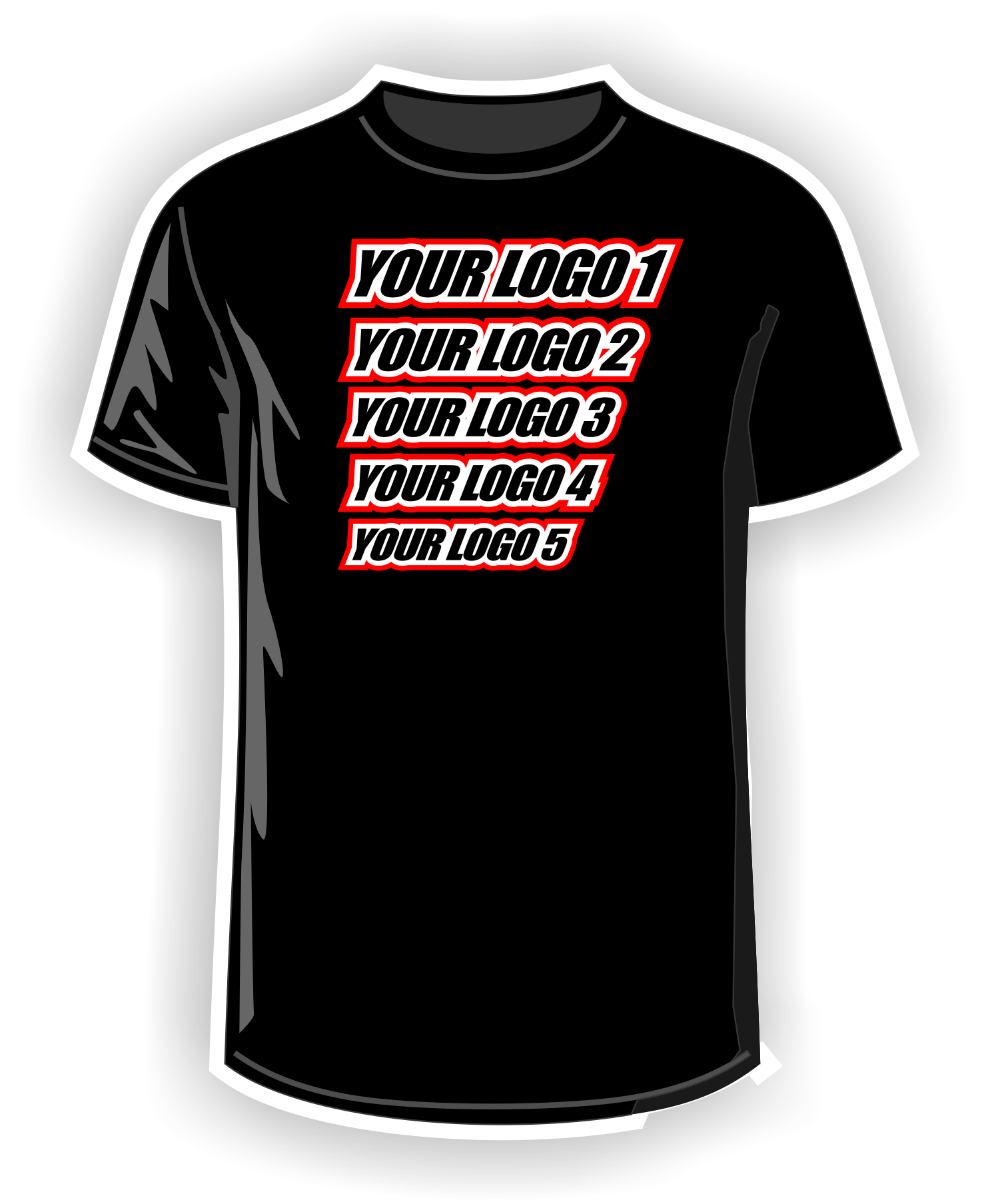 CUSTOM PRO RC RACE T SHIRT - Jspec Stickers
