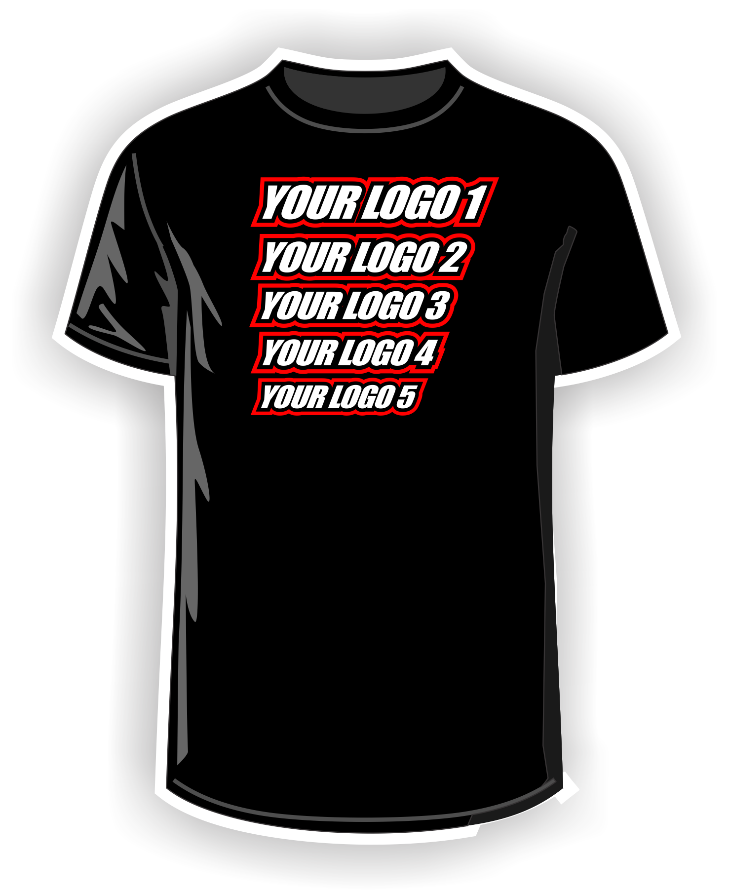 CUSTOM PRO RC RACE T SHIRT - Jspec Stickers
