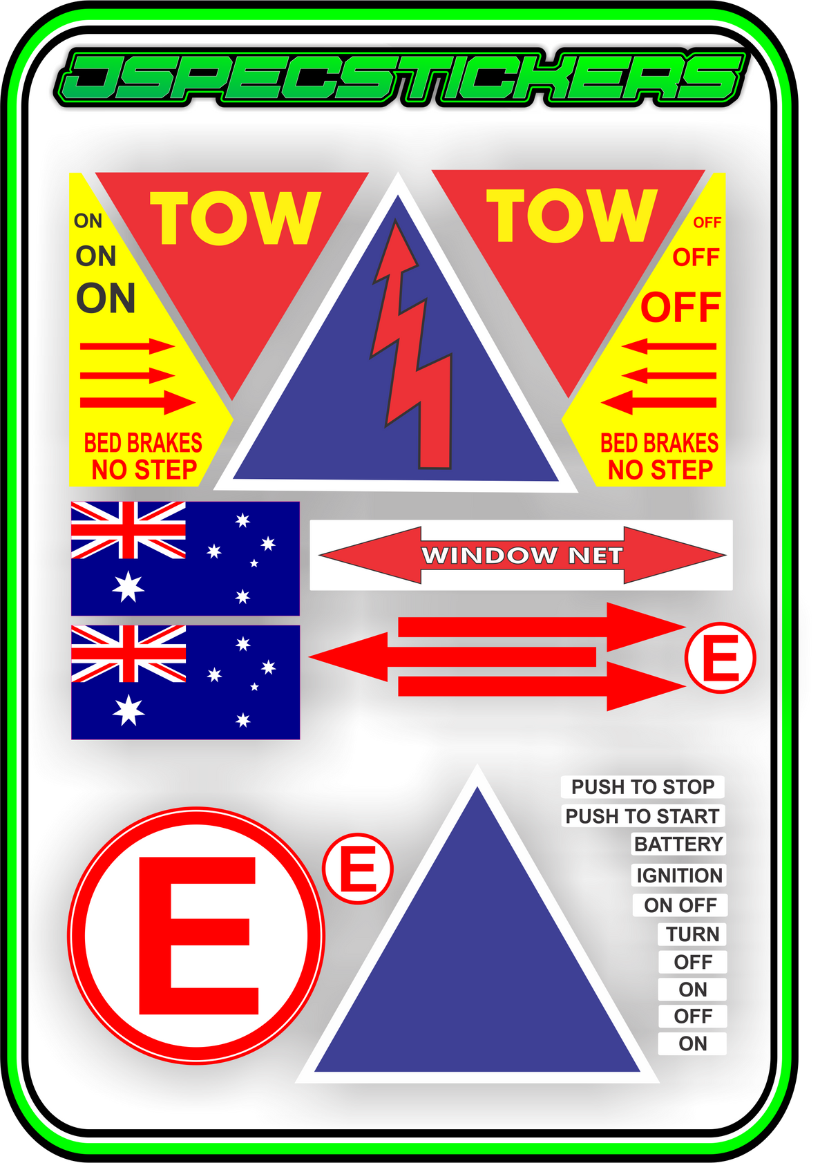 Jack Point Sticker RACE CAR STICKERS – Jspec Stickers