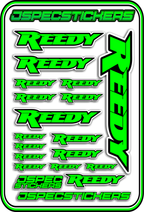 REEDY RC STICKER SHEET A5 - Jspec Stickers