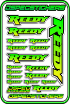 REEDY RC STICKER SHEET A5 - Jspec Stickers