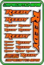 REEDY RC STICKER SHEET A5 - Jspec Stickers