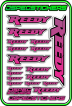 REEDY RC STICKER SHEET A5 - Jspec Stickers