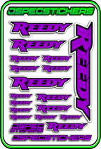 REEDY RC STICKER SHEET A5 - Jspec Stickers