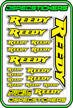 REEDY RC STICKER SHEET A5 - Jspec Stickers
