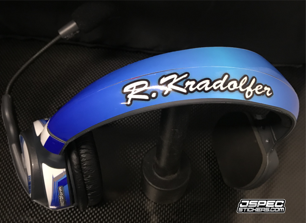 CUSTOM HEADSET WRAP - Jspec Stickers