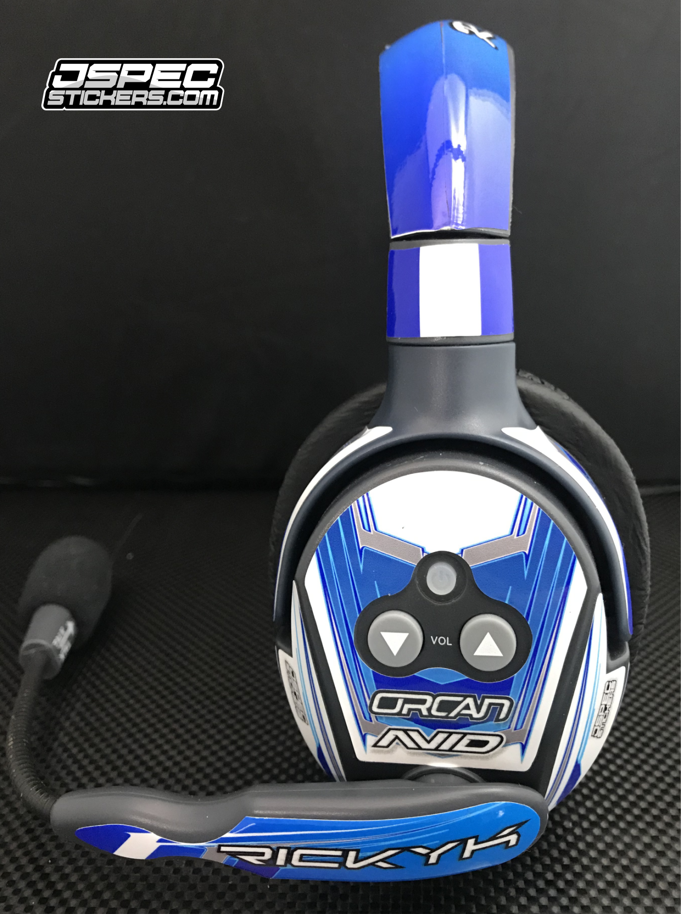 CUSTOM HEADSET WRAP - Jspec Stickers