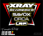 'SPIKED BORDER' CUSTOM RC TSHIRT - Jspec Stickers