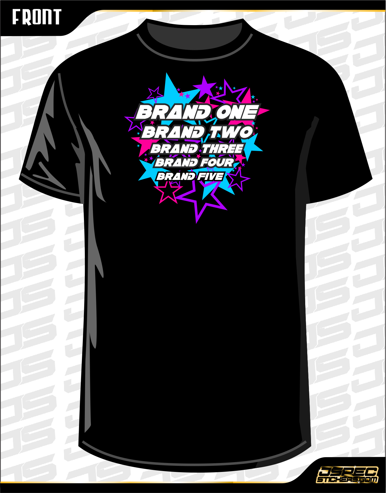 'SUPERSTAR' CUSTOM RC TSHIRT - Jspec Stickers
