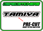 TAMIYA TRF RC STICKER SHEET A5 - Jspec Stickers