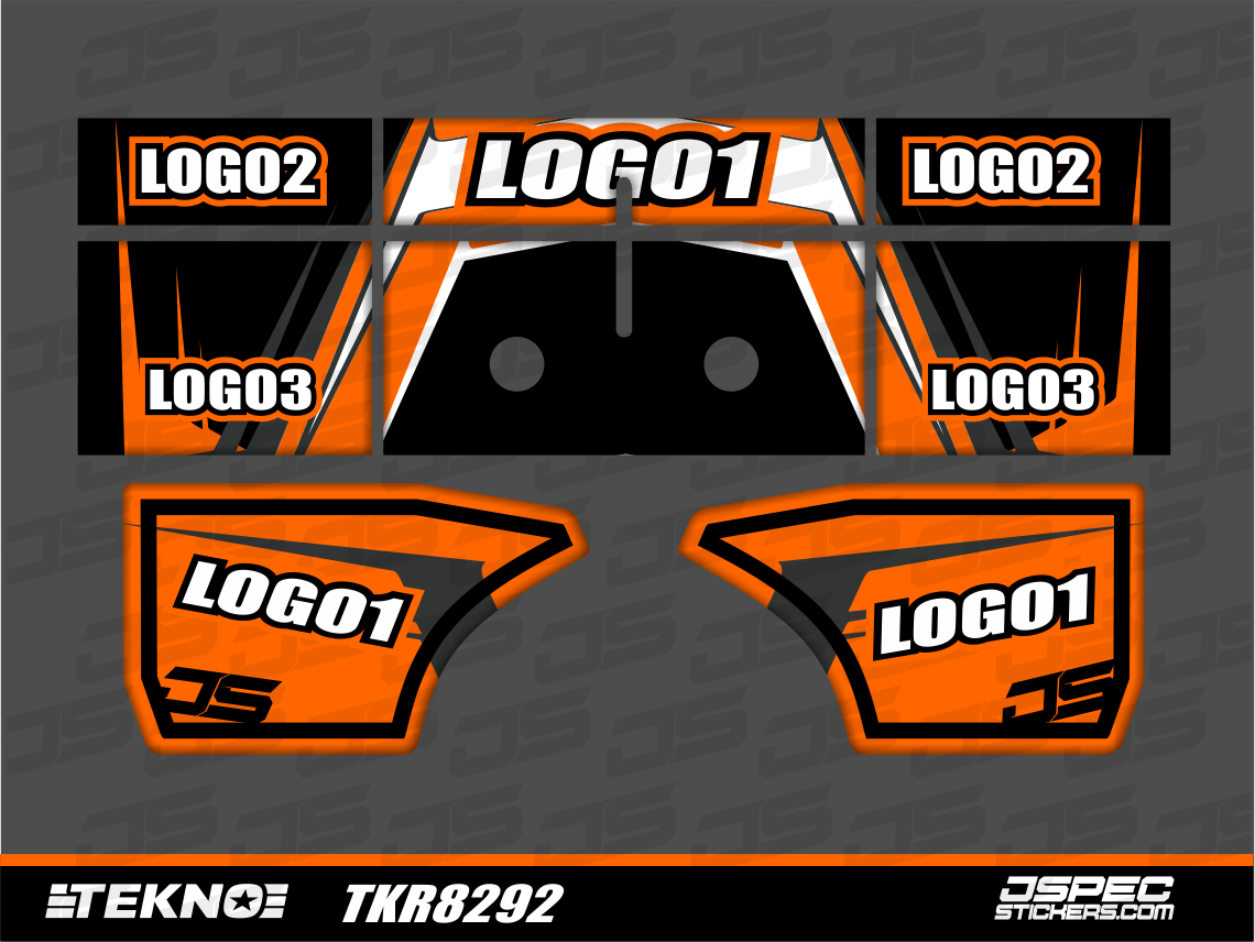 TEKNO PRO WING SKIN JWRAP - Jspec Stickers