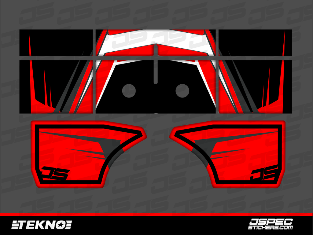 TEKNO PRO WING SKIN JWRAP - Jspec Stickers