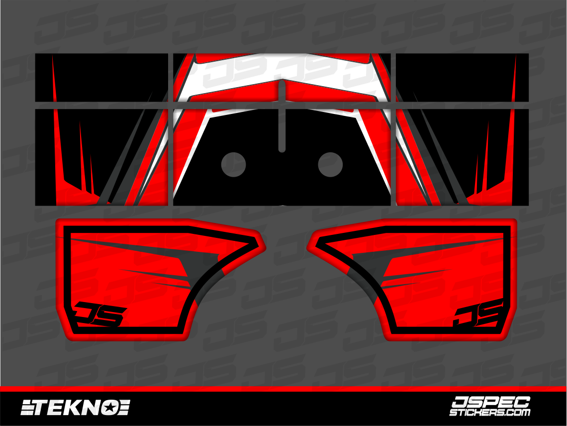 TEKNO PRO WING SKIN JWRAP - Jspec Stickers