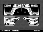 TEKNO PRO WING SKIN JWRAP - Jspec Stickers