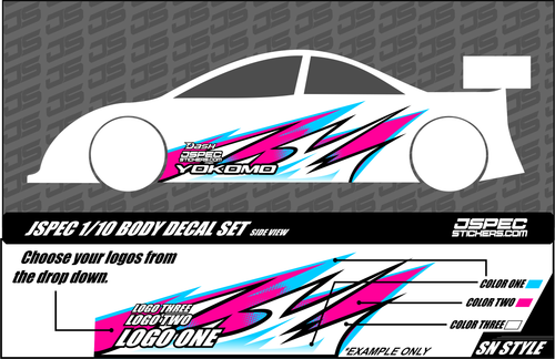 SN STYLE BODY DECAL SET