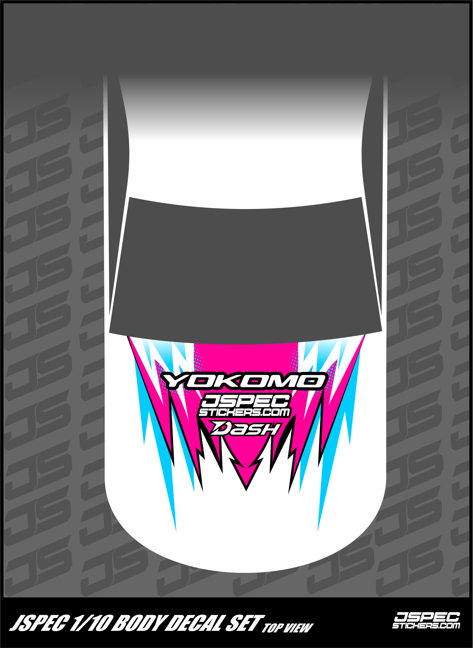 Rc body decals sales