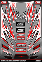 SN STYLE BODY DECAL SET - Jspec Stickers