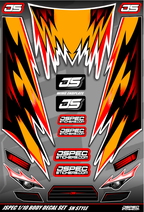 SN STYLE BODY DECAL SET - Jspec Stickers