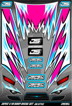 SN STYLE BODY DECAL SET - Jspec Stickers